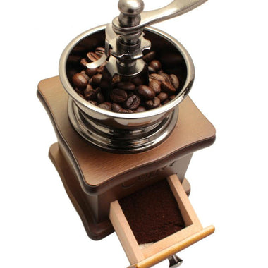 Classic Wooden Java Coffee Grinder