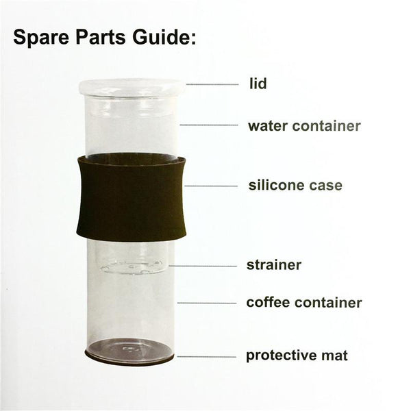 Cold Brew Coffee Maker w/ Reusable Filter